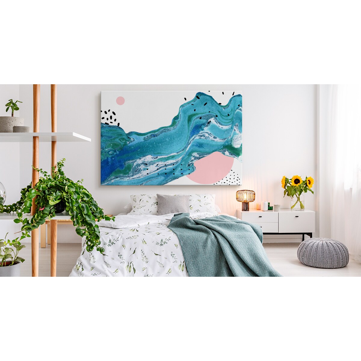 Obraz Abstrakcyjne Fale 120x80cm