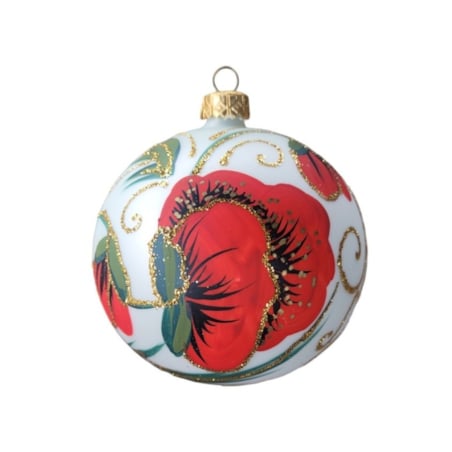 Bombka szklana 4 szt. PAPOULAS Ø 100 mm