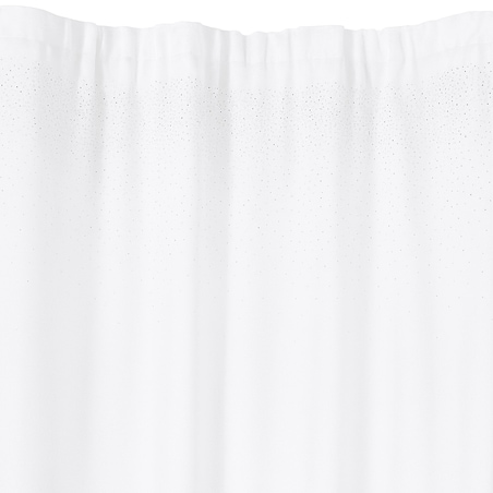 Firana METOR 140x270 cm taśma KRYSZTAŁKI OD GÓRY