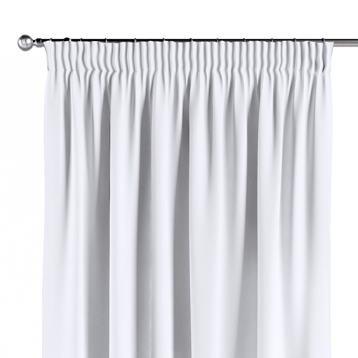 Zasłona na taśmie marszczącej 1 szt. 130x260 śnieżnobiały