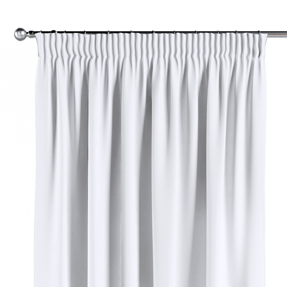 Zasłona na taśmie marszczącej 1 szt. 130x260 śnieżnobiały