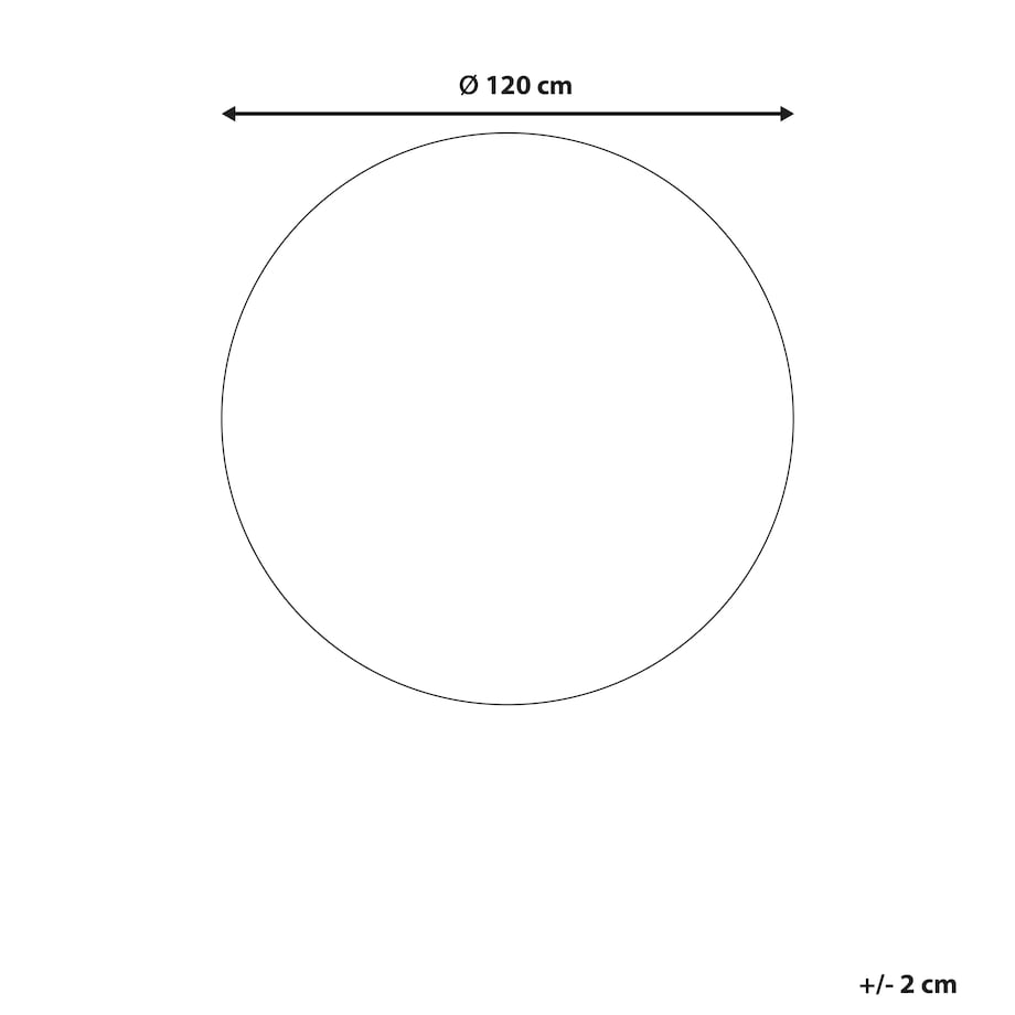 Dywan EREGLI Niebieski ø 140 cm