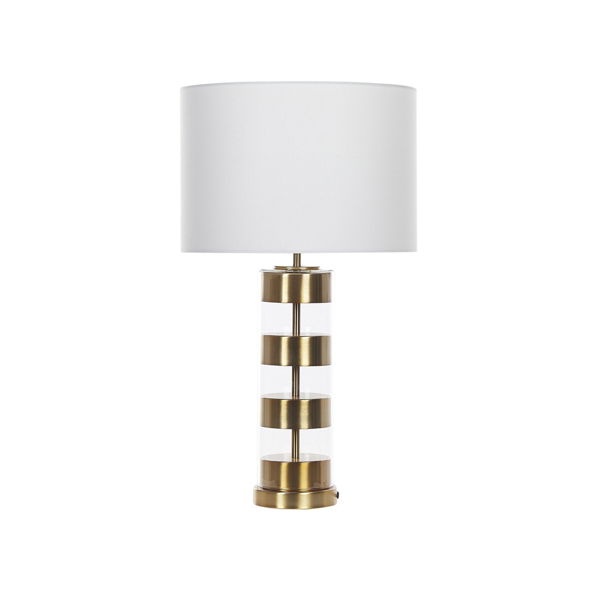 Lampa stołowa szklana złota BEATTON