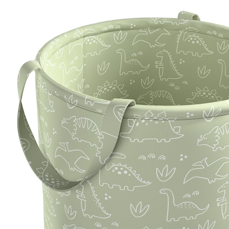 Kosz na zabawki Tobi, zielony, 40x50cm, Magic Collection