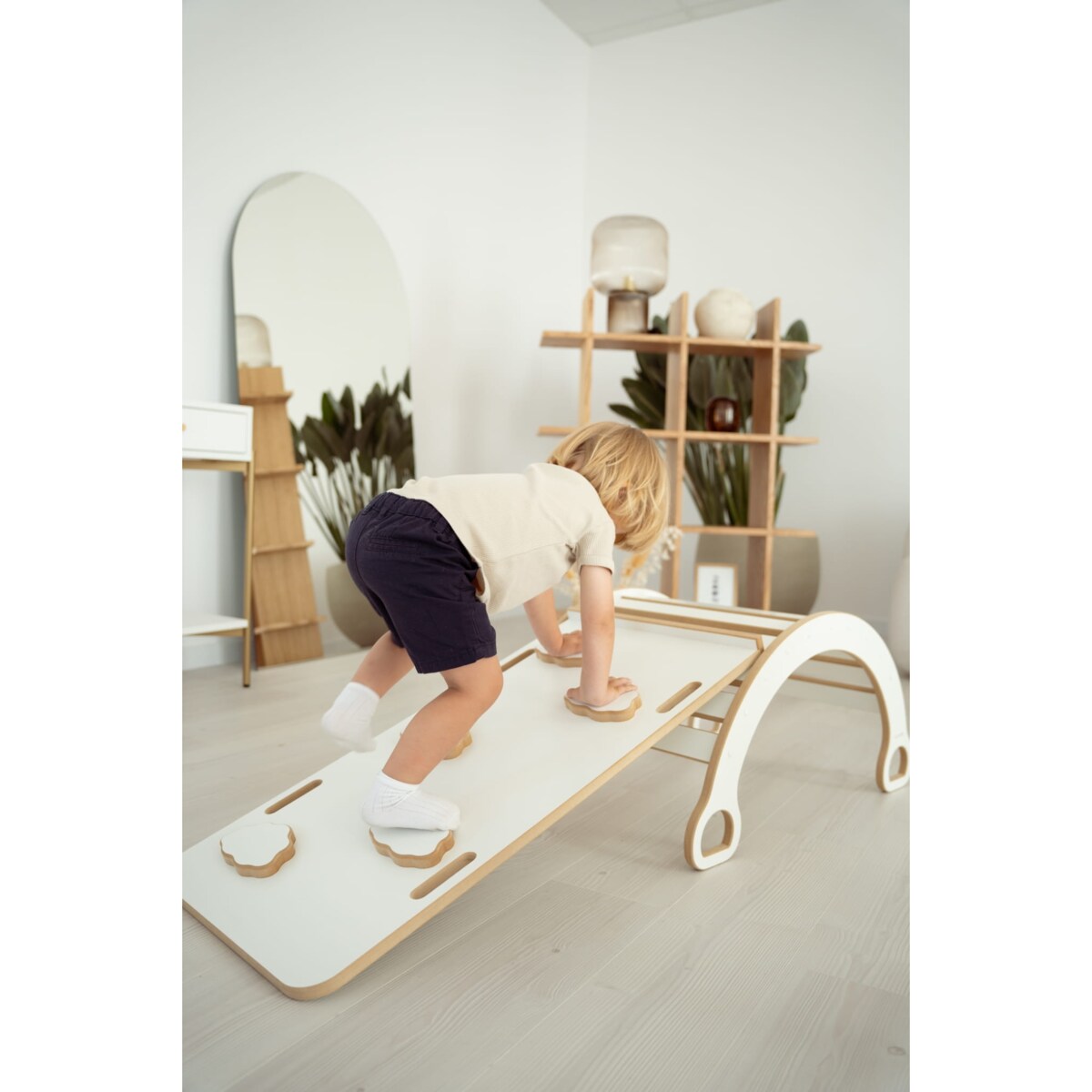 MAŁY bujak montessori + MAŁA zjeżdżalnia CHMURKI