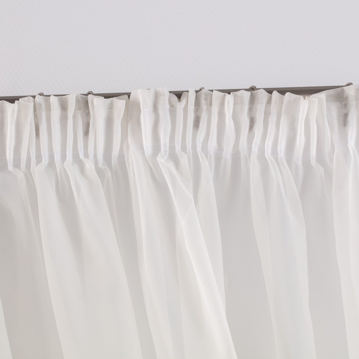 Firany z koronką Lily 2 szt. długie 200x250 ecru