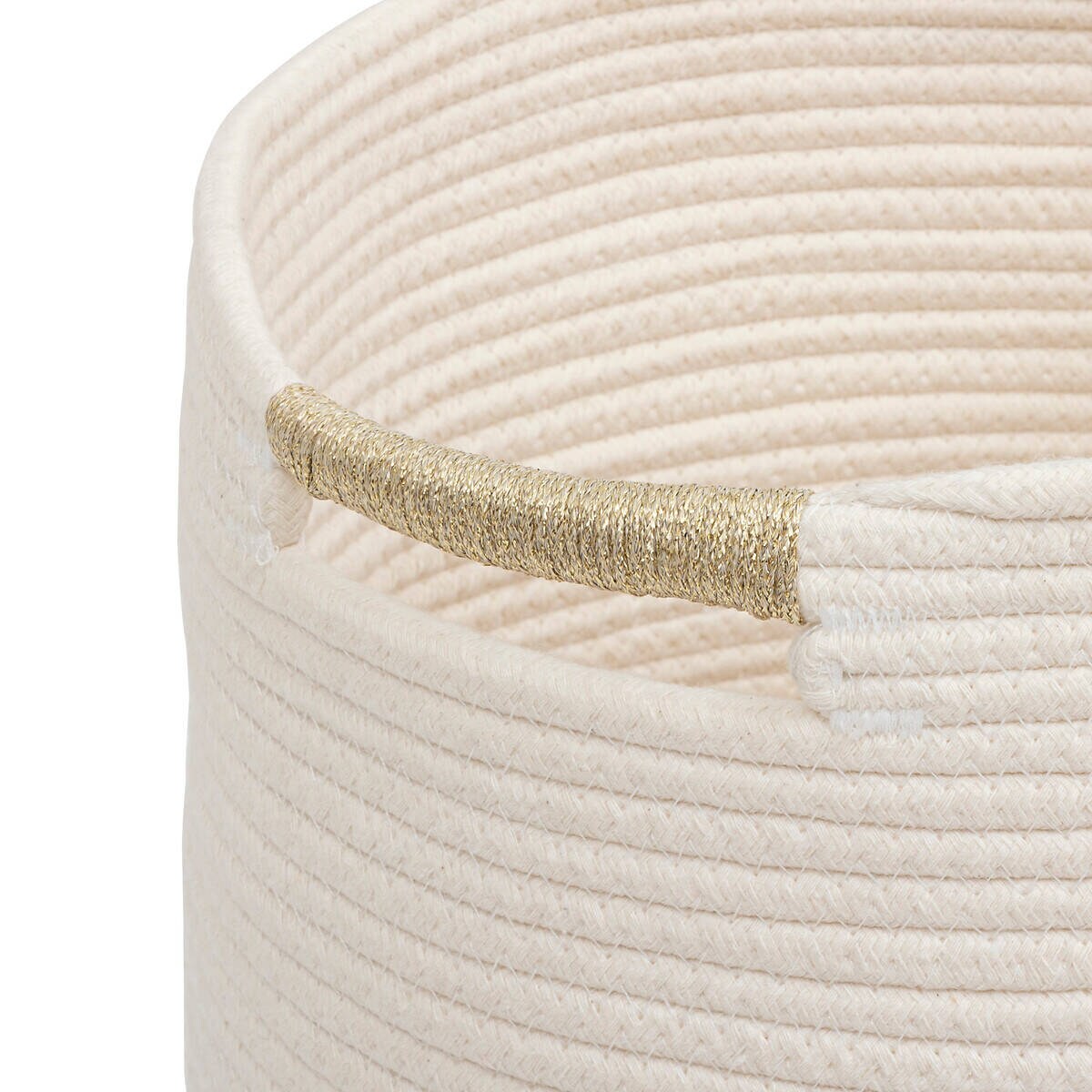 Kosze do przechowywania z bawełnianej plecionki TROPICAL, 2 sztuki