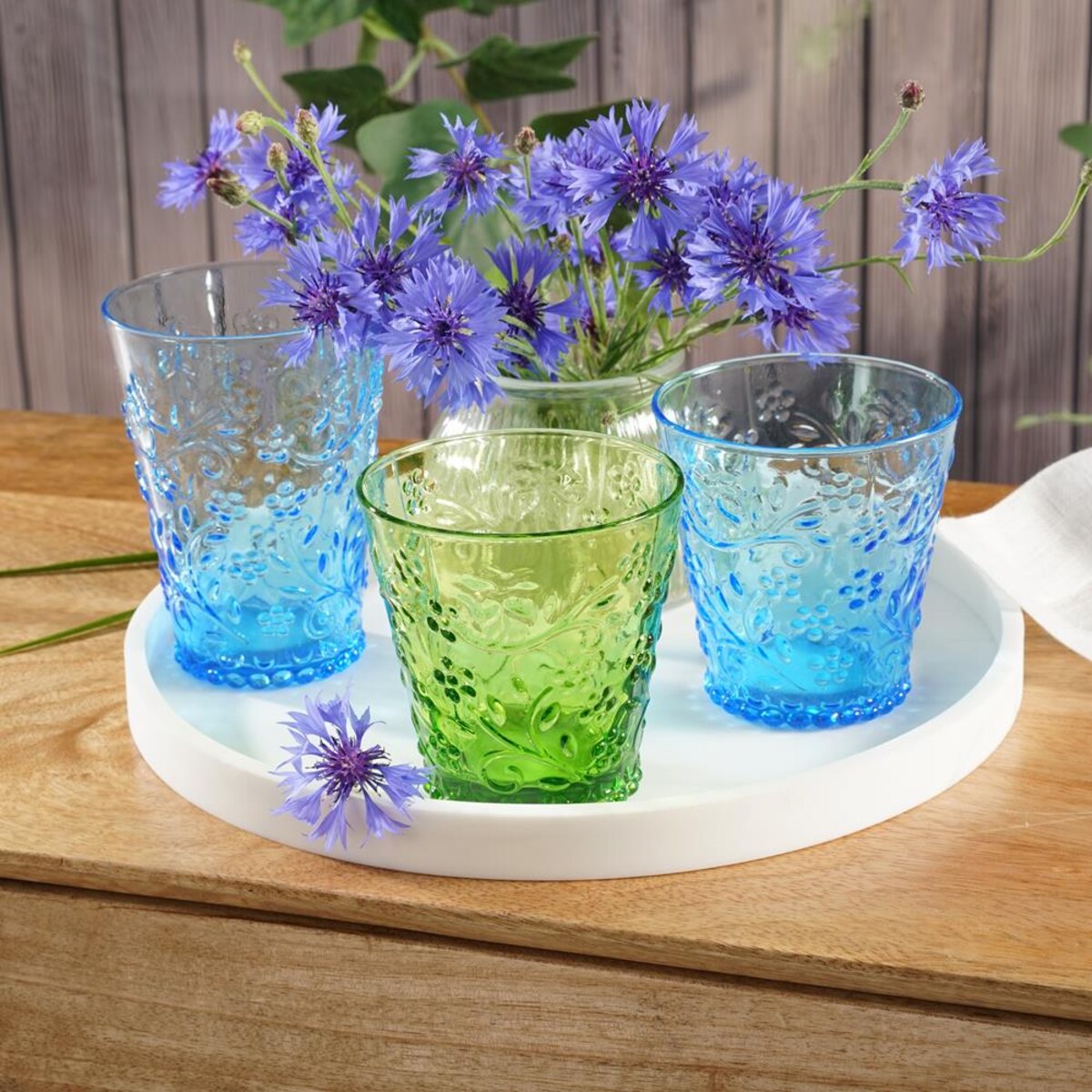 VILLA ITALIA Szklanka zielona 250 ml MURIEL