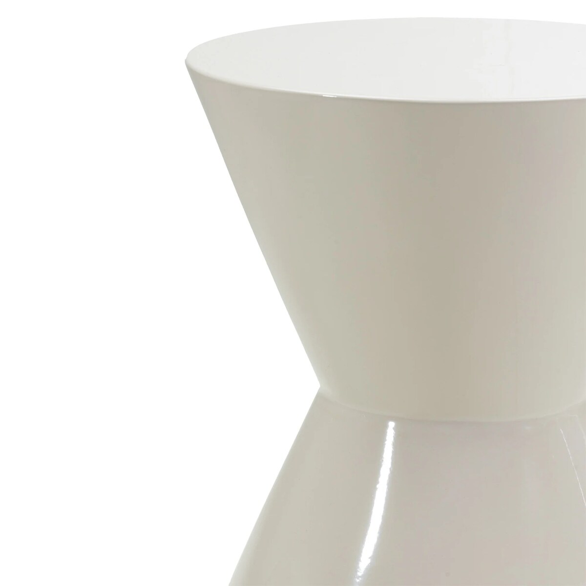 Stolik kawowy 46x36 cm SULIK szarobeżowy glossy