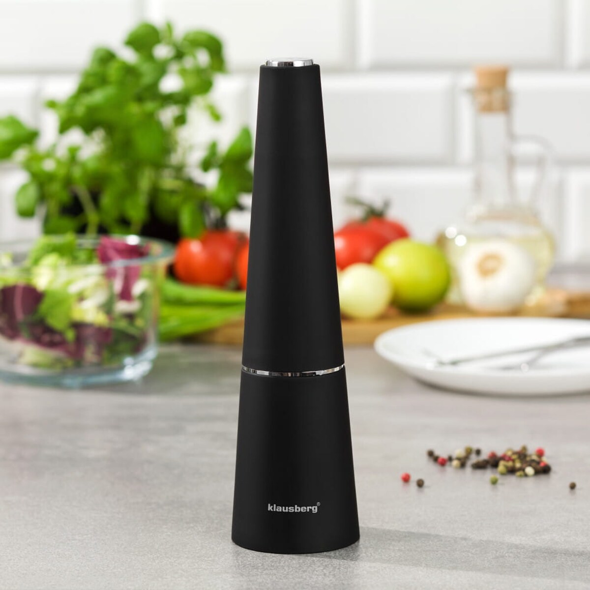 Elektryczny młynek do pieprzu soli przypraw w ziarnach KLAUSBERG