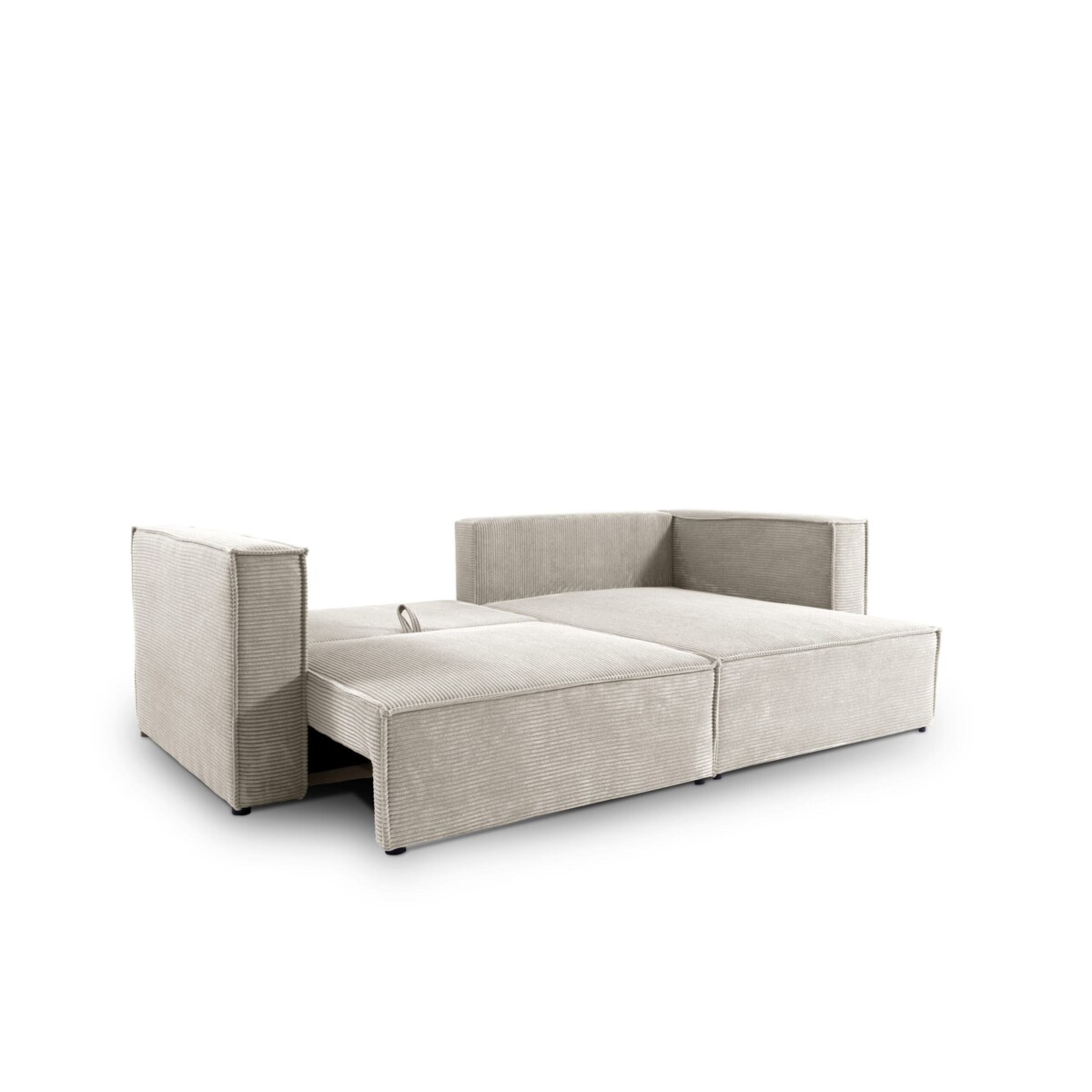 Narożnik KEYMON z funkcją spania sztruks Kolor: POSO 100