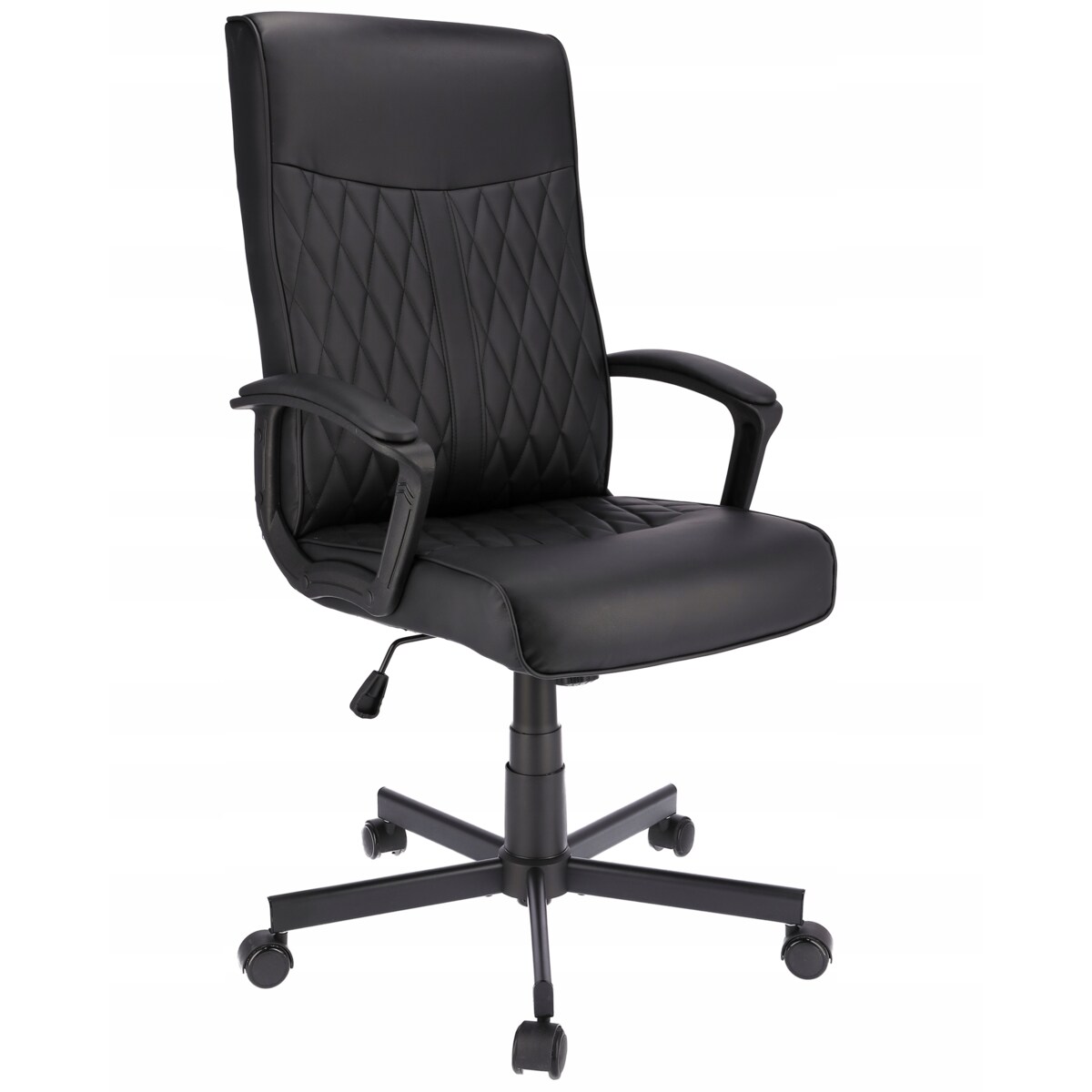 Fotel biurowy COMFORT ekoskóra czarny