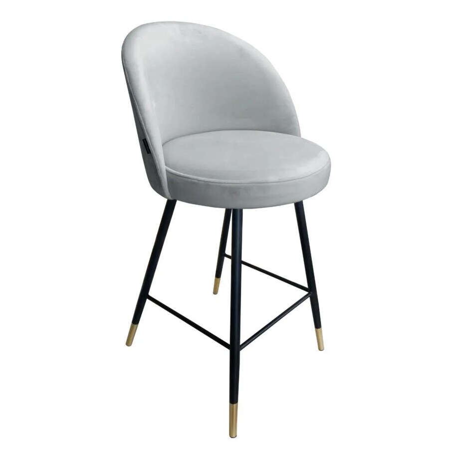 Hoker niski TANEW VELVET GOLD jasno szary