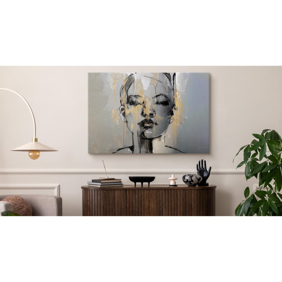 Obraz do Salonu PORTRET Kobiety Abstrakcja, 100 x 70 cm, Muralo