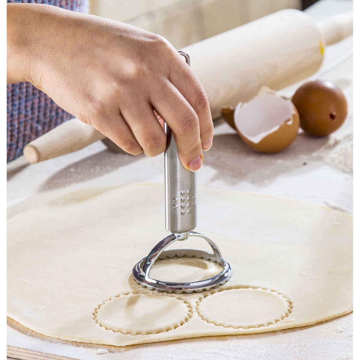 Wykrawacz do pierogów ravioli i pączków BRUNBESTE BB-1637