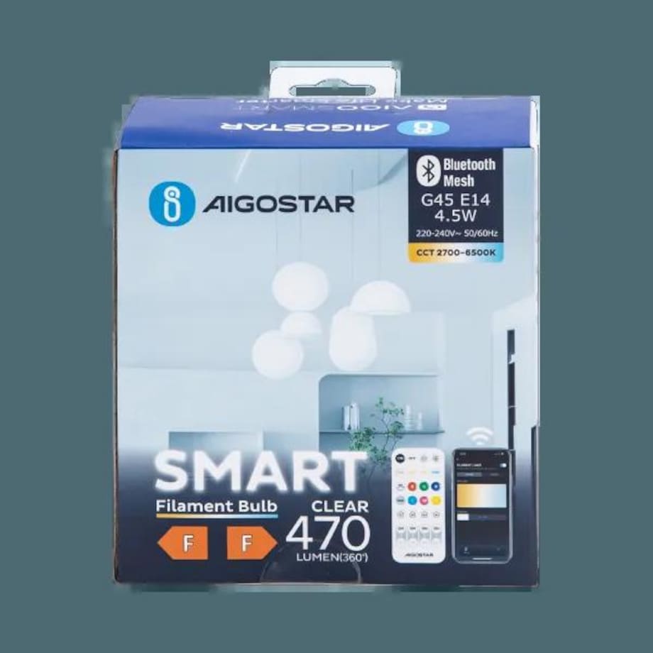 inteligentna żarówka bluetooth mesh g45 4.5w cct 2 szt. ,z pilotem