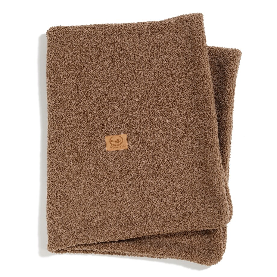 La Millou - Koc futrzany Teddy Bear LATTE