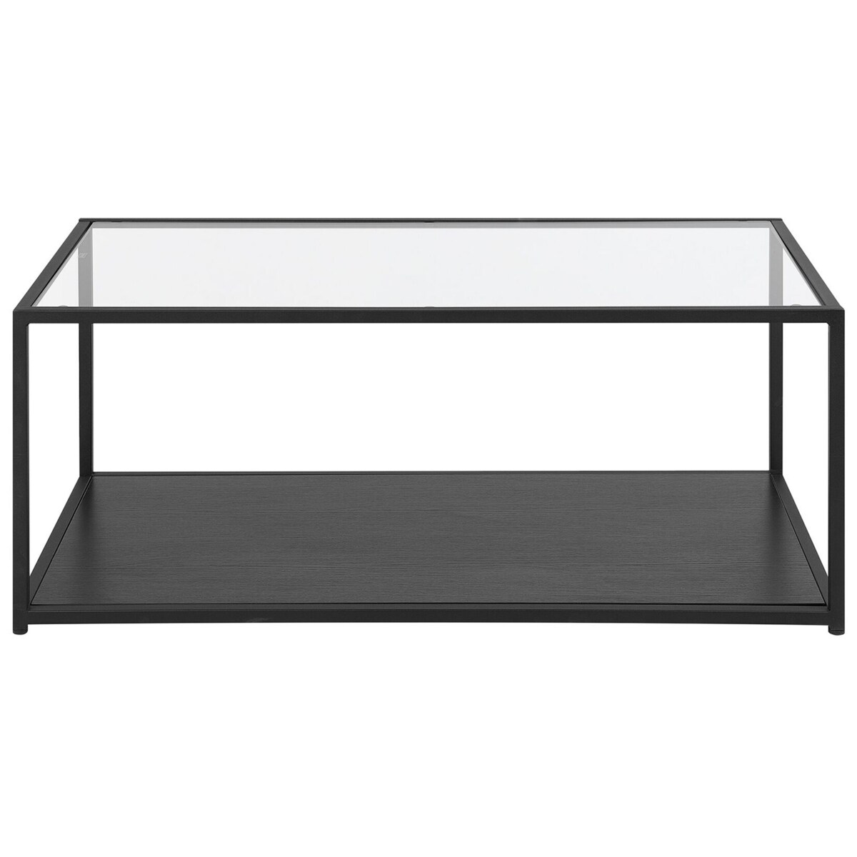 Stolik kawowy szklany czarny MEDORA