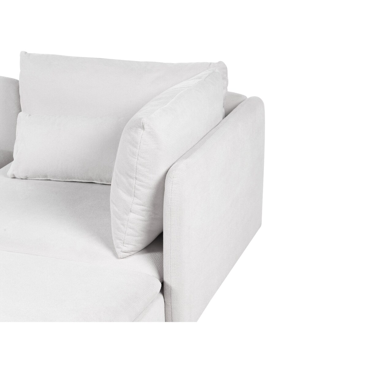 Narożnik modułowy prawostronny szary EGERIS