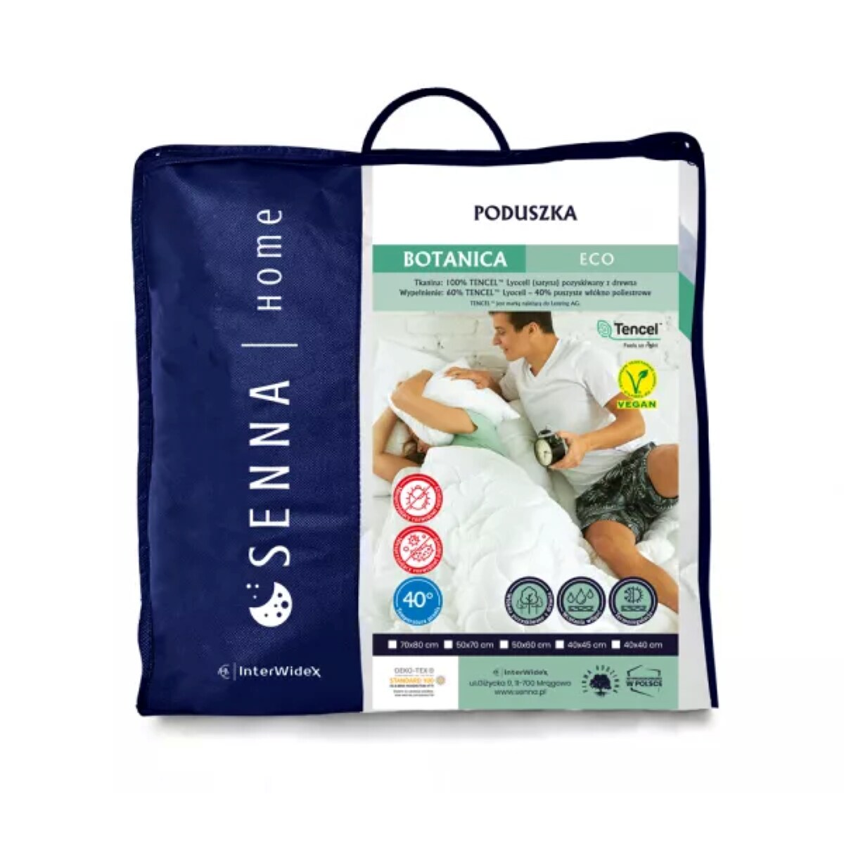 Poduszka 40x40 BOTANICA ECO Senna Home