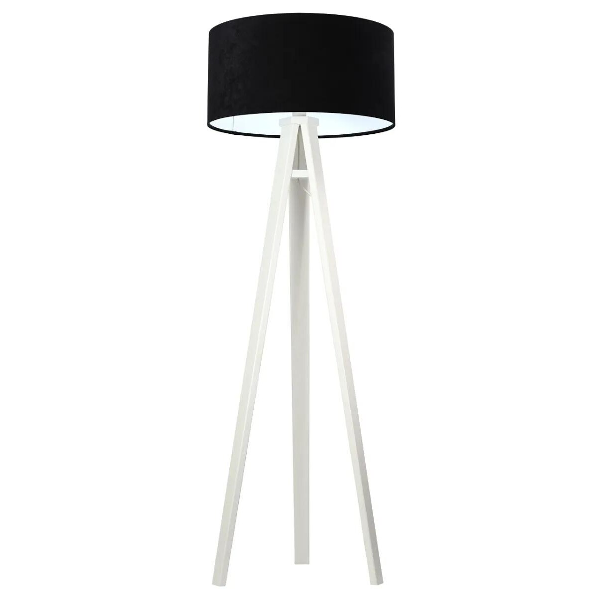 Lampa stojąca HOME 50 czarna/biała