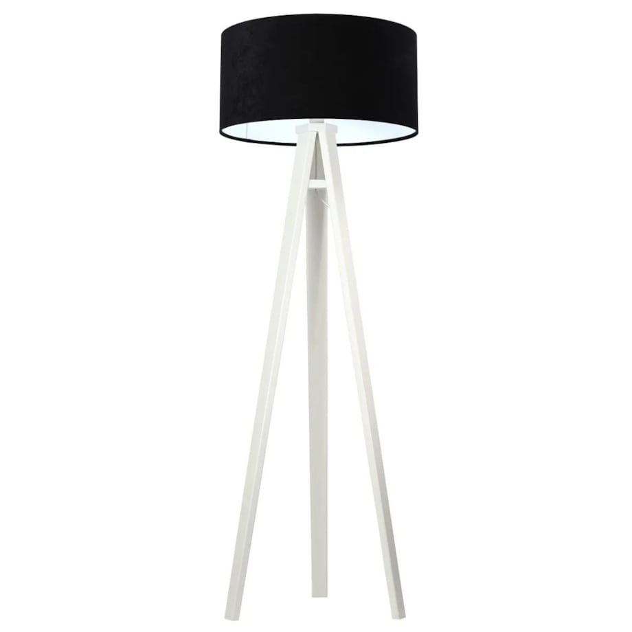 Lampa stojąca HOME 50 czarna/biała