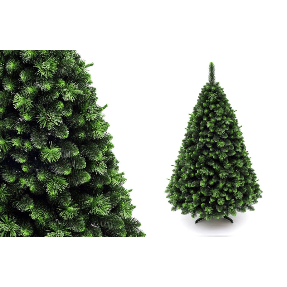 Choinka sztuczna Sosna oliwkowa z kryształkami