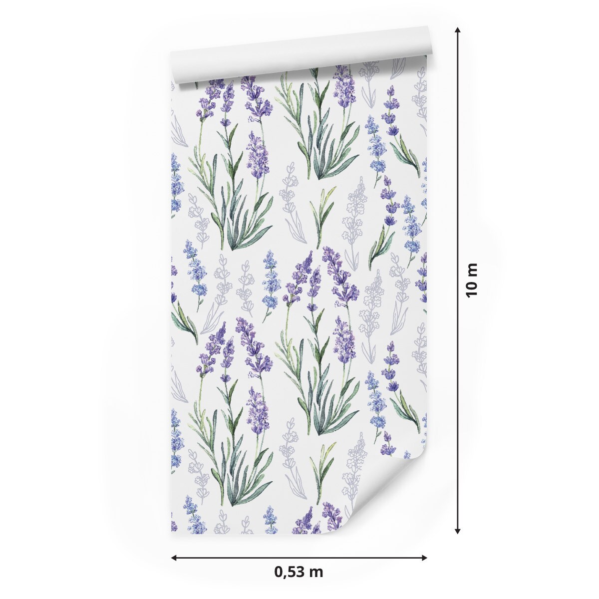 Tapeta lawenda fioletowe kwiaty natura