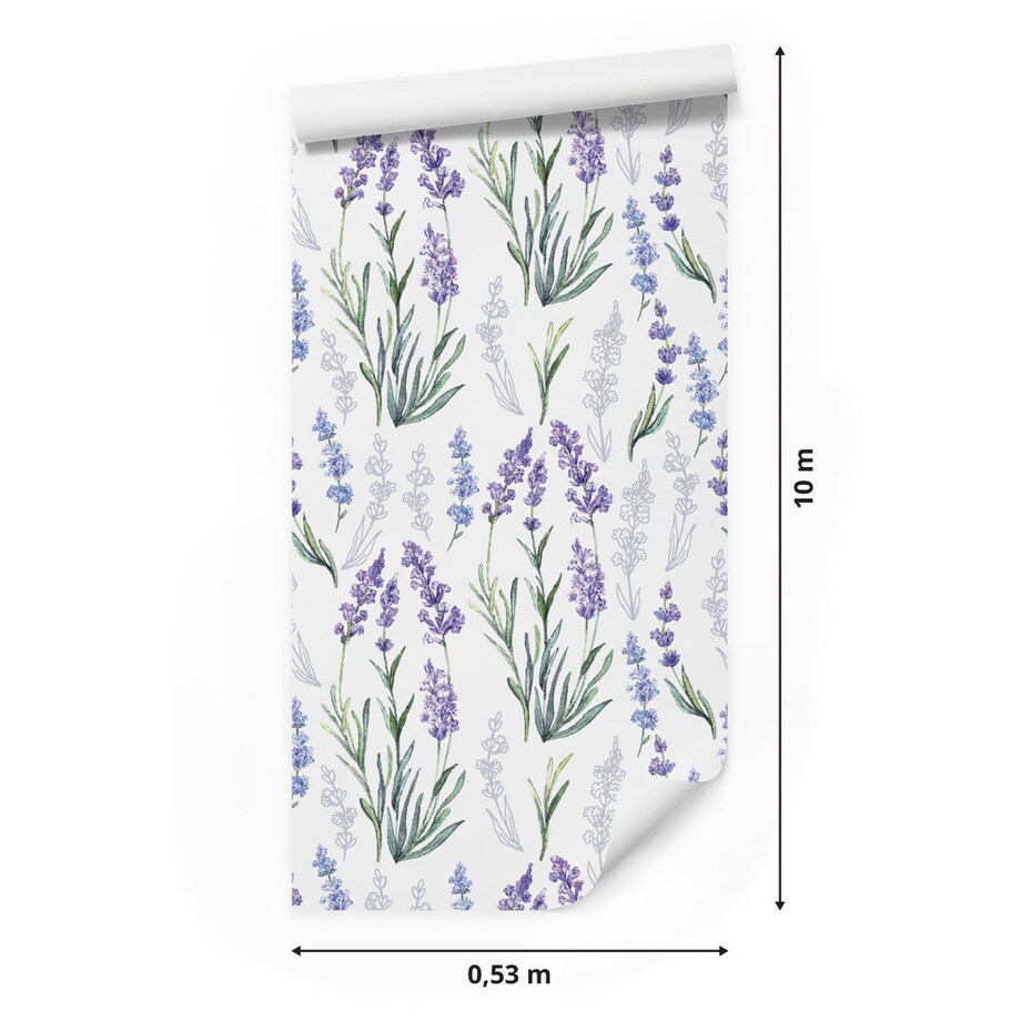 Tapeta lawenda fioletowe kwiaty natura