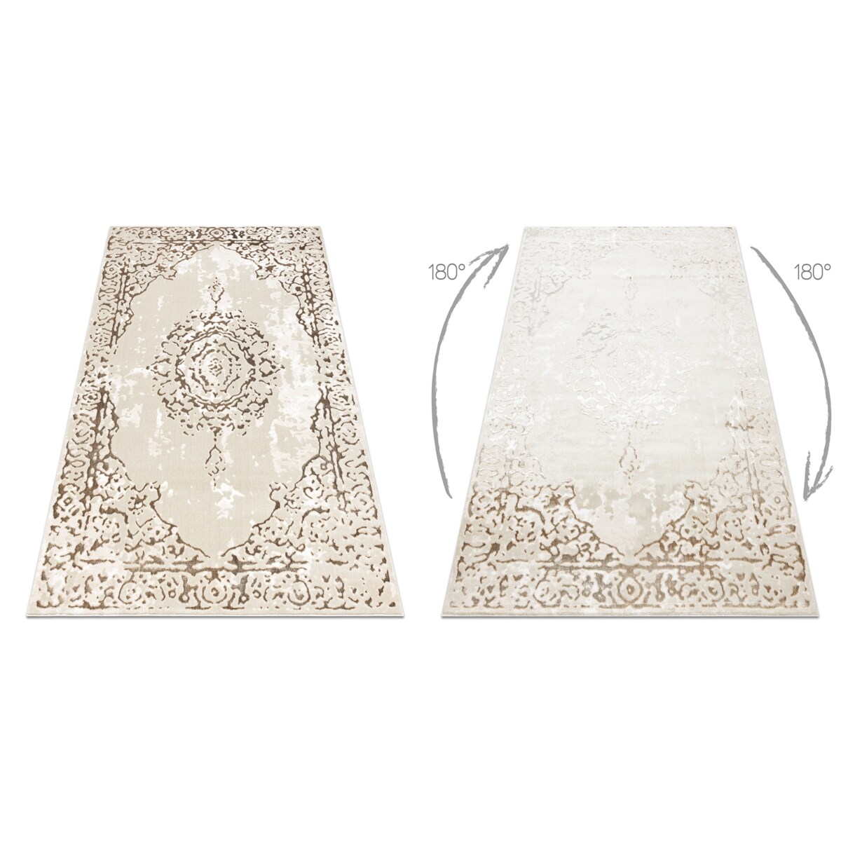 Dywan ALLURE 1961 Ornament, ramka - 80x150 cm