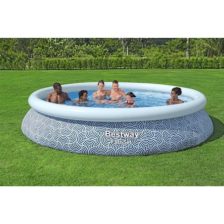 Basen ogrodowy rozporowy Bestway rodzinny dla dzieci 457x84 cm pompa 9w1