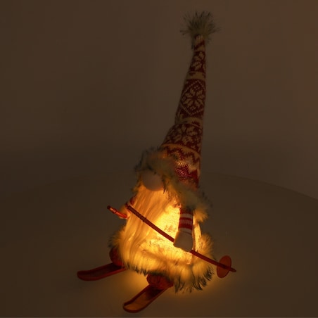 Skrzat świąteczny na sankach ozdoba na święta