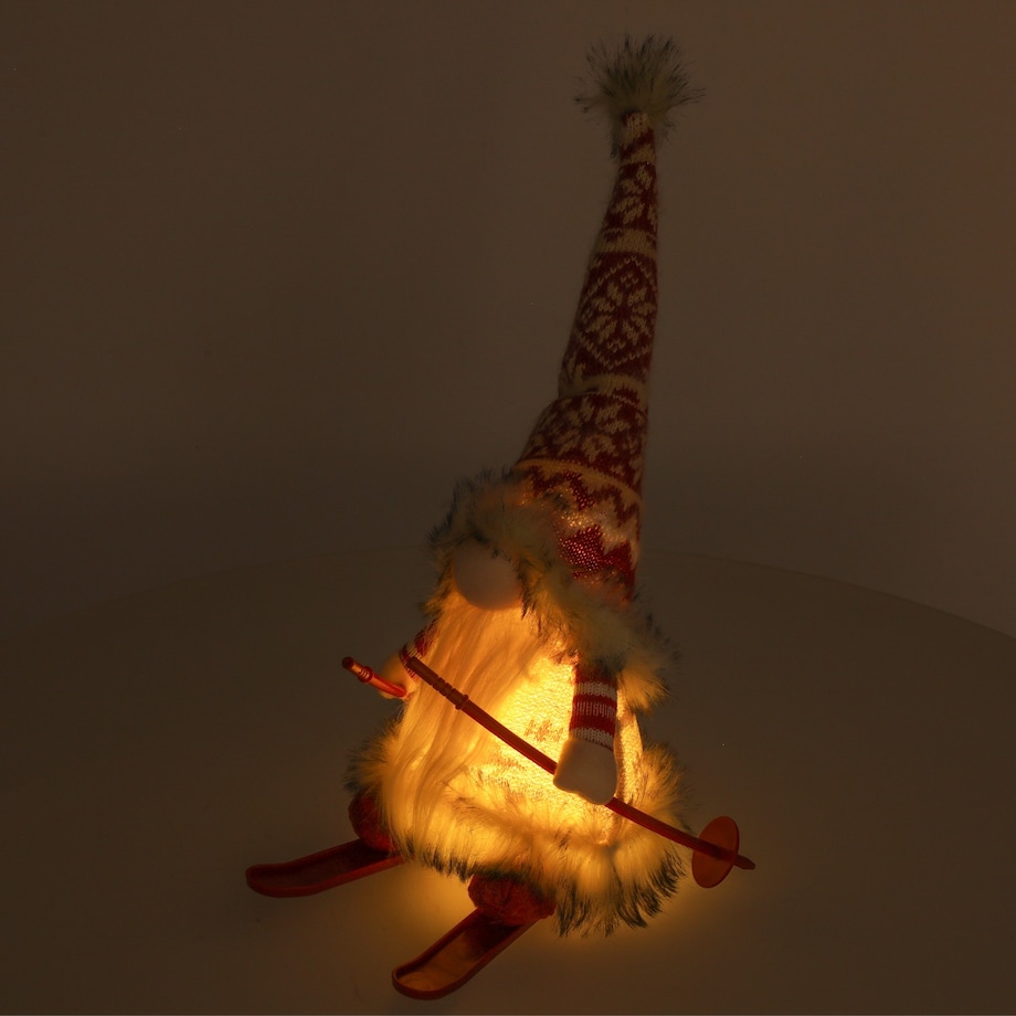 Skrzat świąteczny na sankach ozdoba na święta