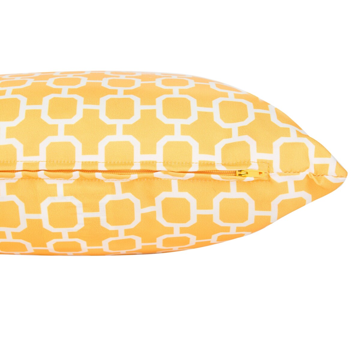 Zestaw 2 poduszek ogrodowych ASTAKOS Wzór geometryczny 40 x 40 cm Żółty