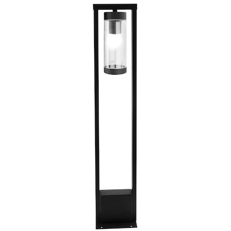 Stojąca lampa tarasowa Spectra 312358 Polux rama prostokątna IP44 czarna