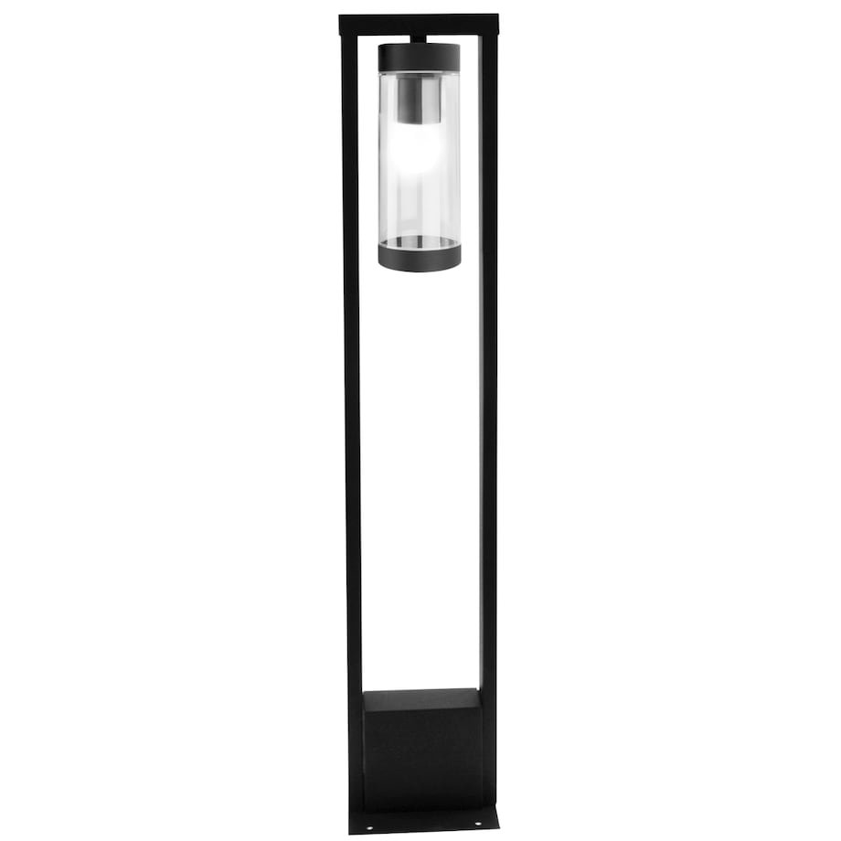 Stojąca lampa tarasowa Spectra 312358 Polux rama prostokątna IP44 czarna
