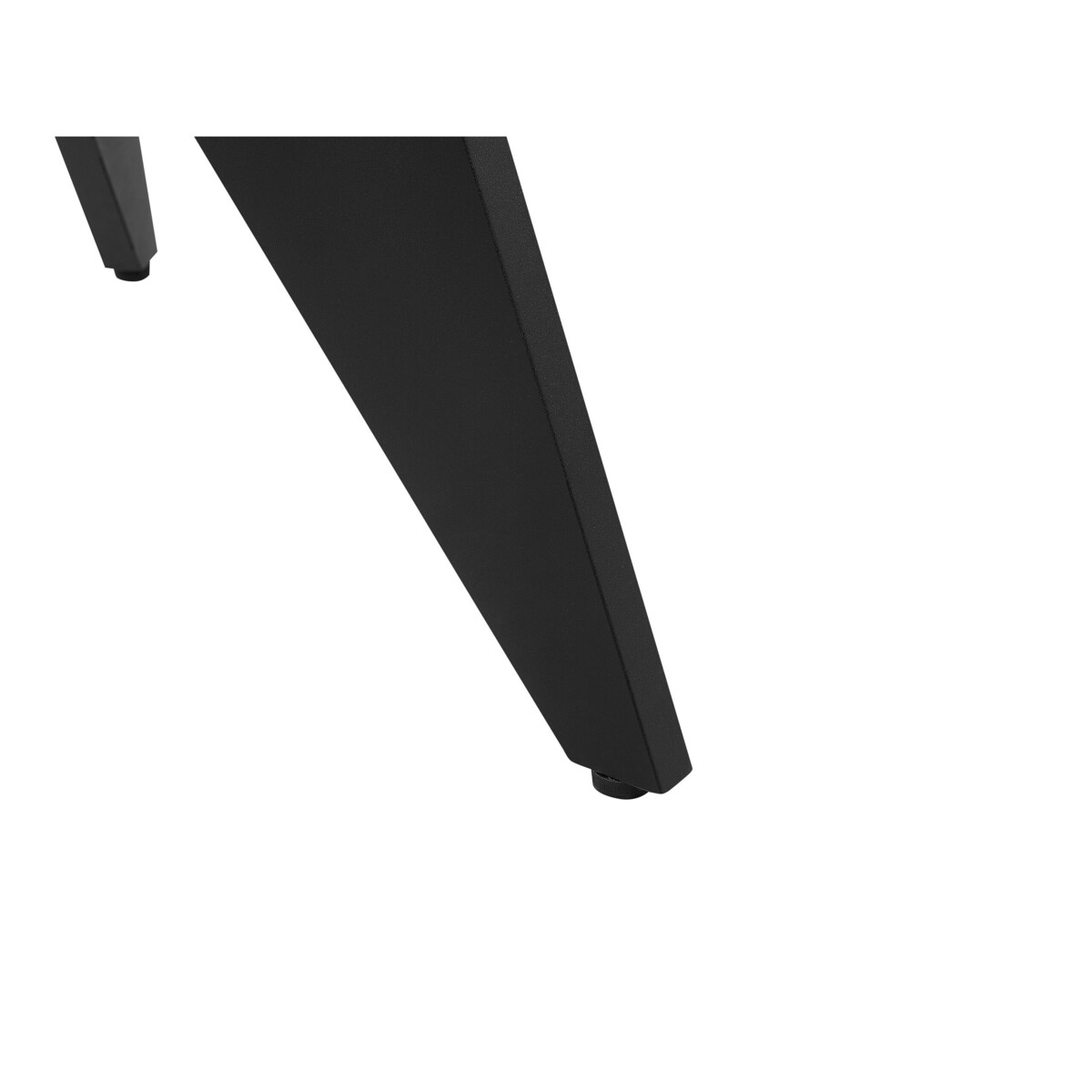 Zestaw ogrodowy stół i 4 krzesła czarny z poduszkami szarymi OLMETTO/TAVIANO