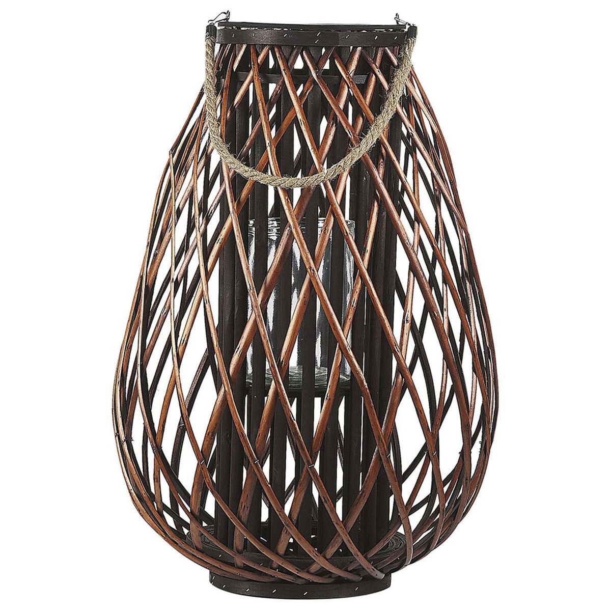 Lampion KIUSIU Wierzba 60 cm Brązowy