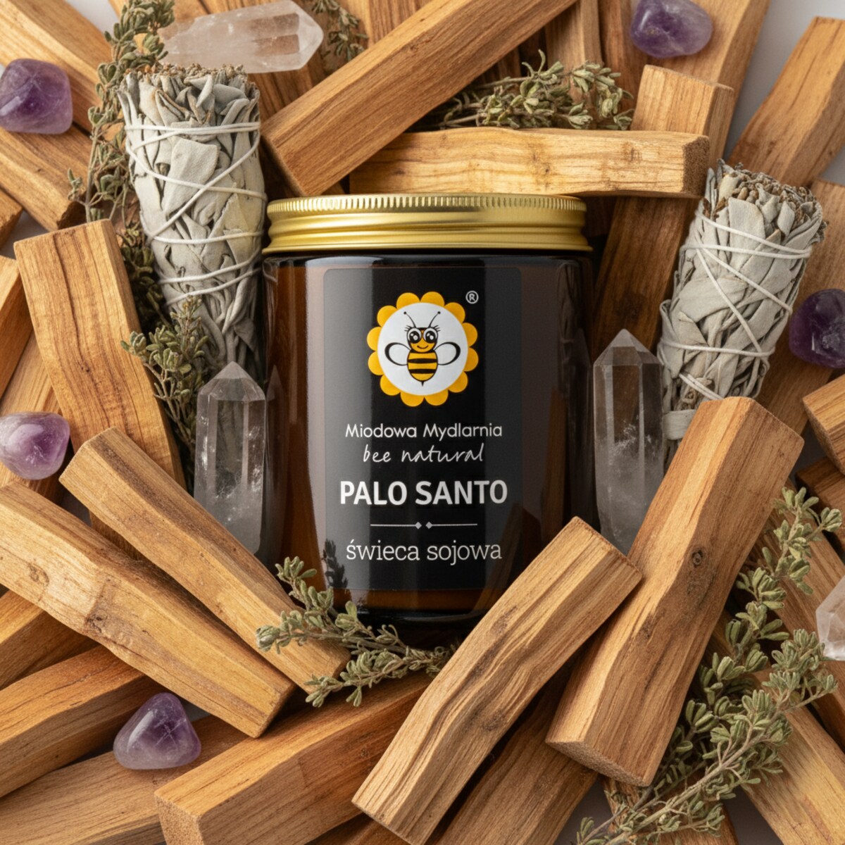 Palo Santo - świeca z wosku sojowego