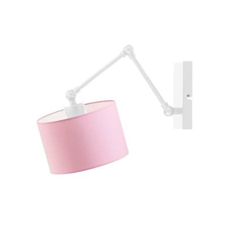 Kinkiet przegubowy lampa ścienna lampa na ścianę regulowany z abażurem walec SOUL