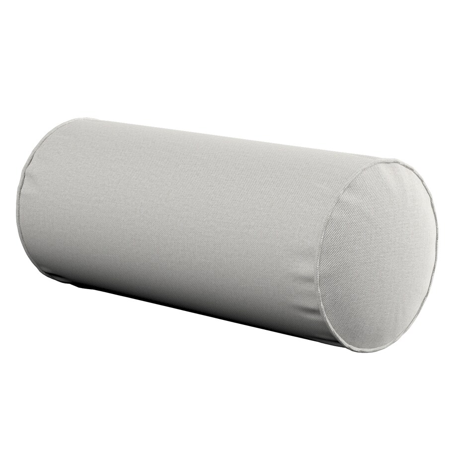 Poduszka wałek prosty, jasny popiel, Ø16 x 40 cm, Etna