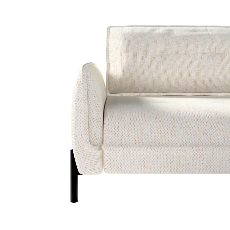 Sofa rozkładana Moa, beżowy, 233 x 103 x 90 cm, Tkaniny tapicerskie - sofy
