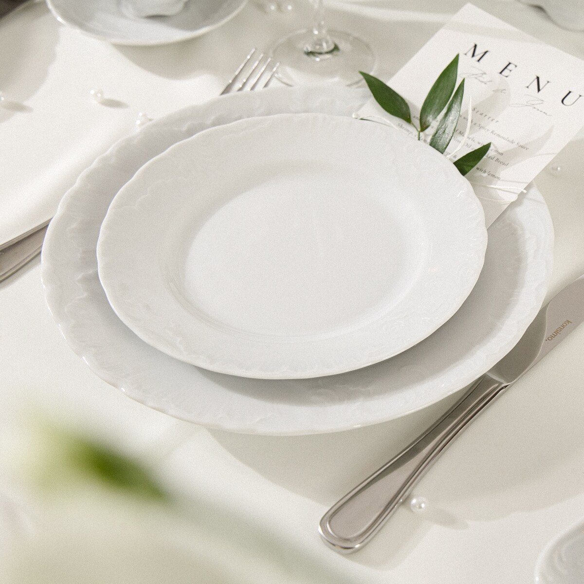 Konsimo ROCOCO MARIA Talerz śniadaniowy 6 szt.