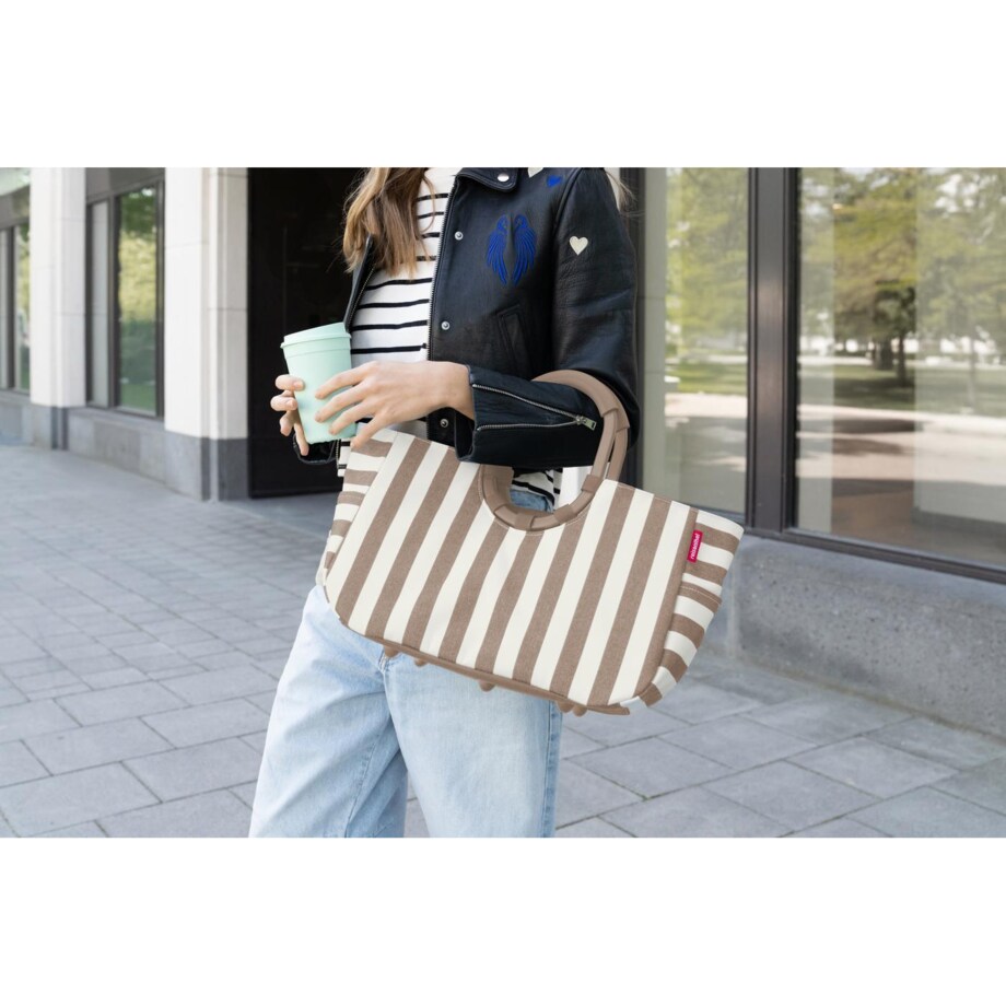Torba LOOPSHOPPER M, summerstripes coffee