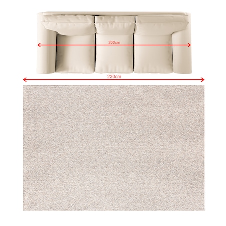 Dywan Solaro beige/grey 160x230 cm, 160x230 cm