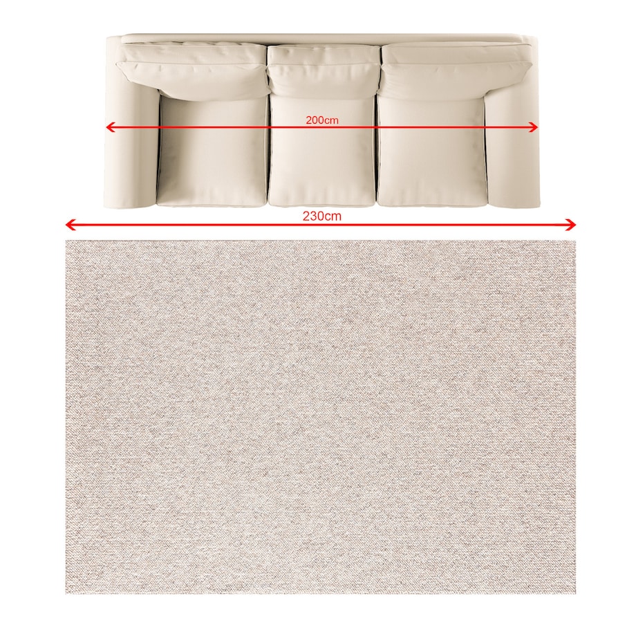 Dywan Solaro beige/grey 160x230 cm, 160x230 cm