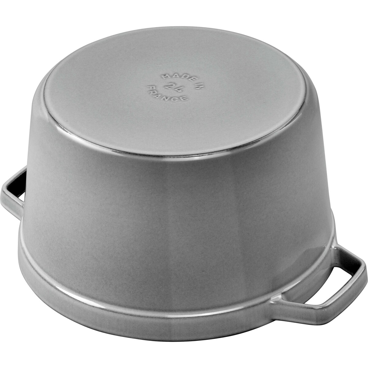 Garnek żeliwny okrągły wysoki Staub - 4.8 ltr, Grafitowy