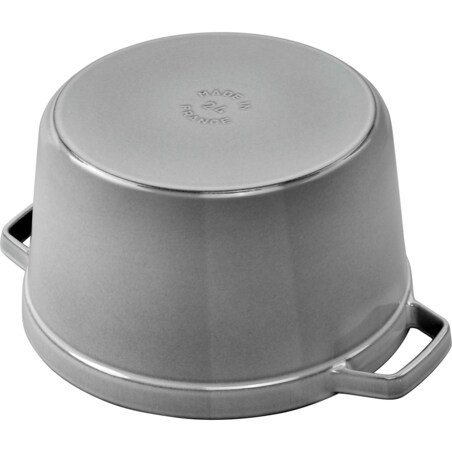 Garnek żeliwny okrągły wysoki Staub - 4.8 ltr, Grafitowy