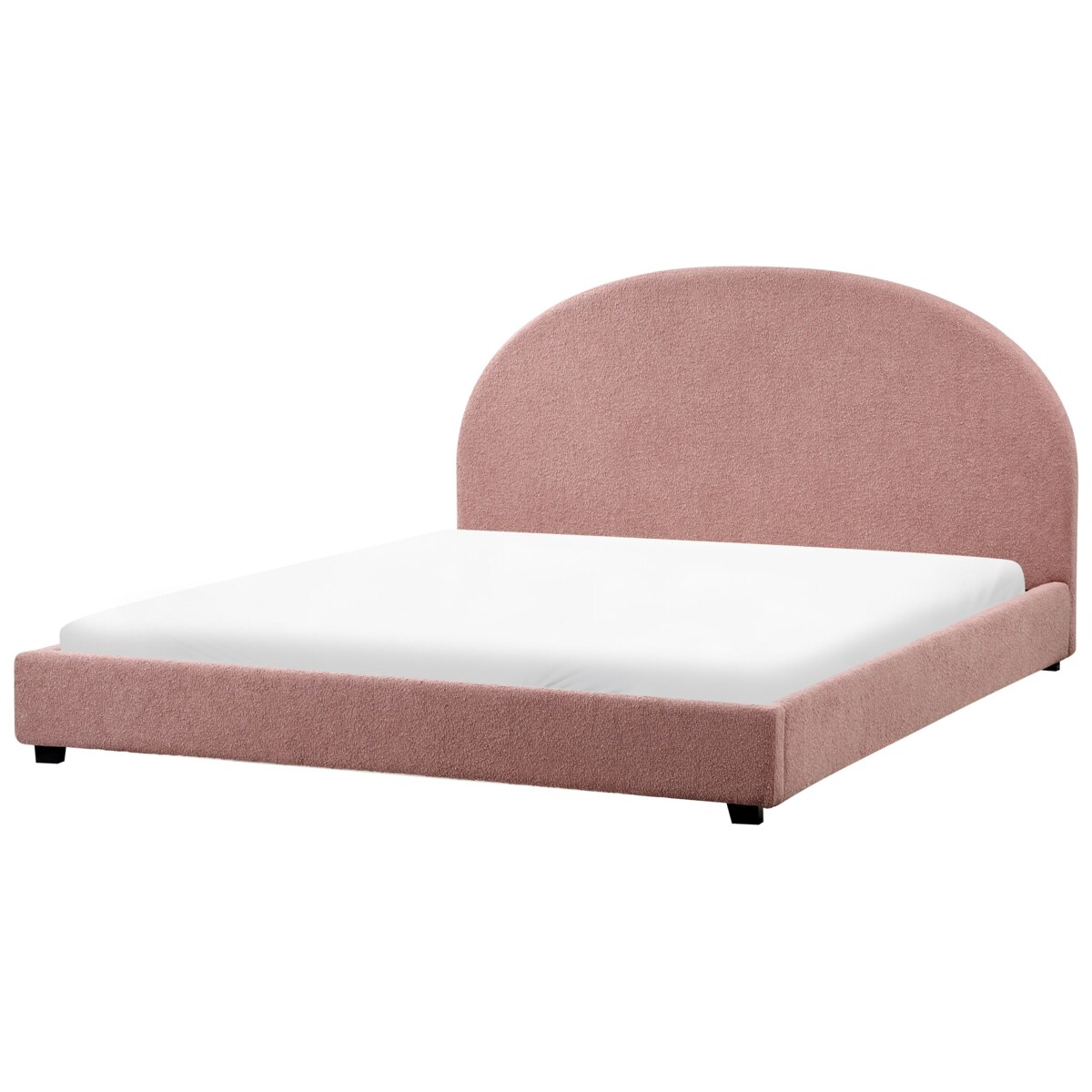 Łóżko wodne Boucle VAUCLUSE 180 x 200 cm Pastelowy róż