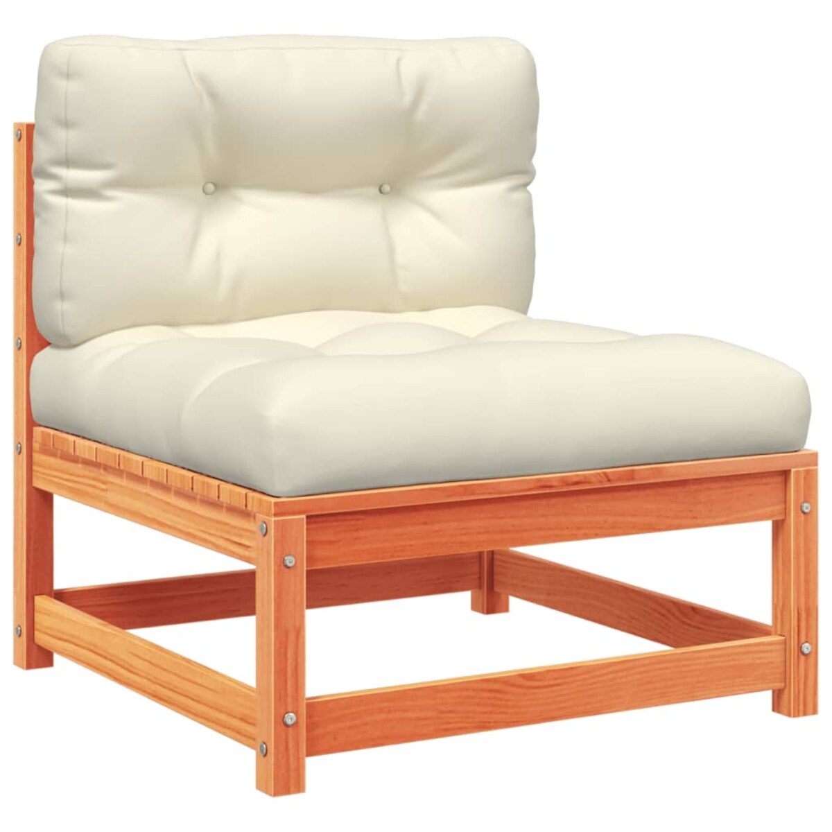 vidaXL 10-cz zestaw wypoczynkowy do ogrodu, z poduszkami, woskowy brąz